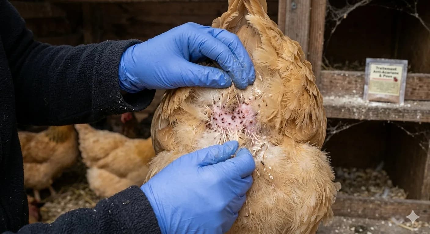 Acariens rouges et poux des poules : identifier, traiter et prévenir